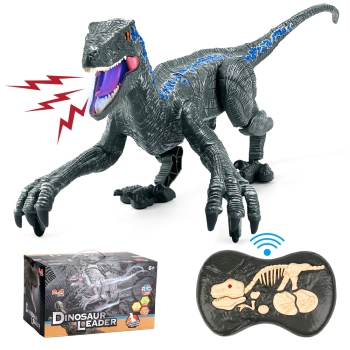 ES-SM180 Dinosaurier Spielzeug Ferngesteuertes Dino LED Beleuchtung Brüllendes Gehen