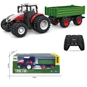 ES-6645B 2.4G 1:24 6CH RC-farmer agricultural transporter(double wheel)