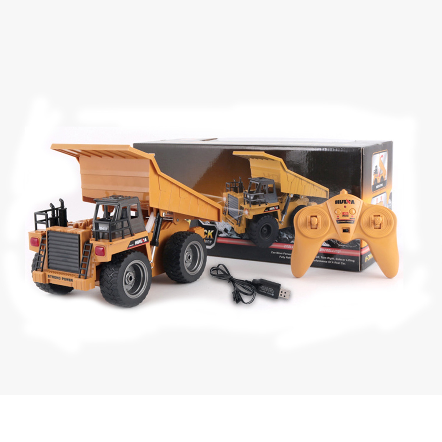 1:18 6 channel alloy remote control dump truck