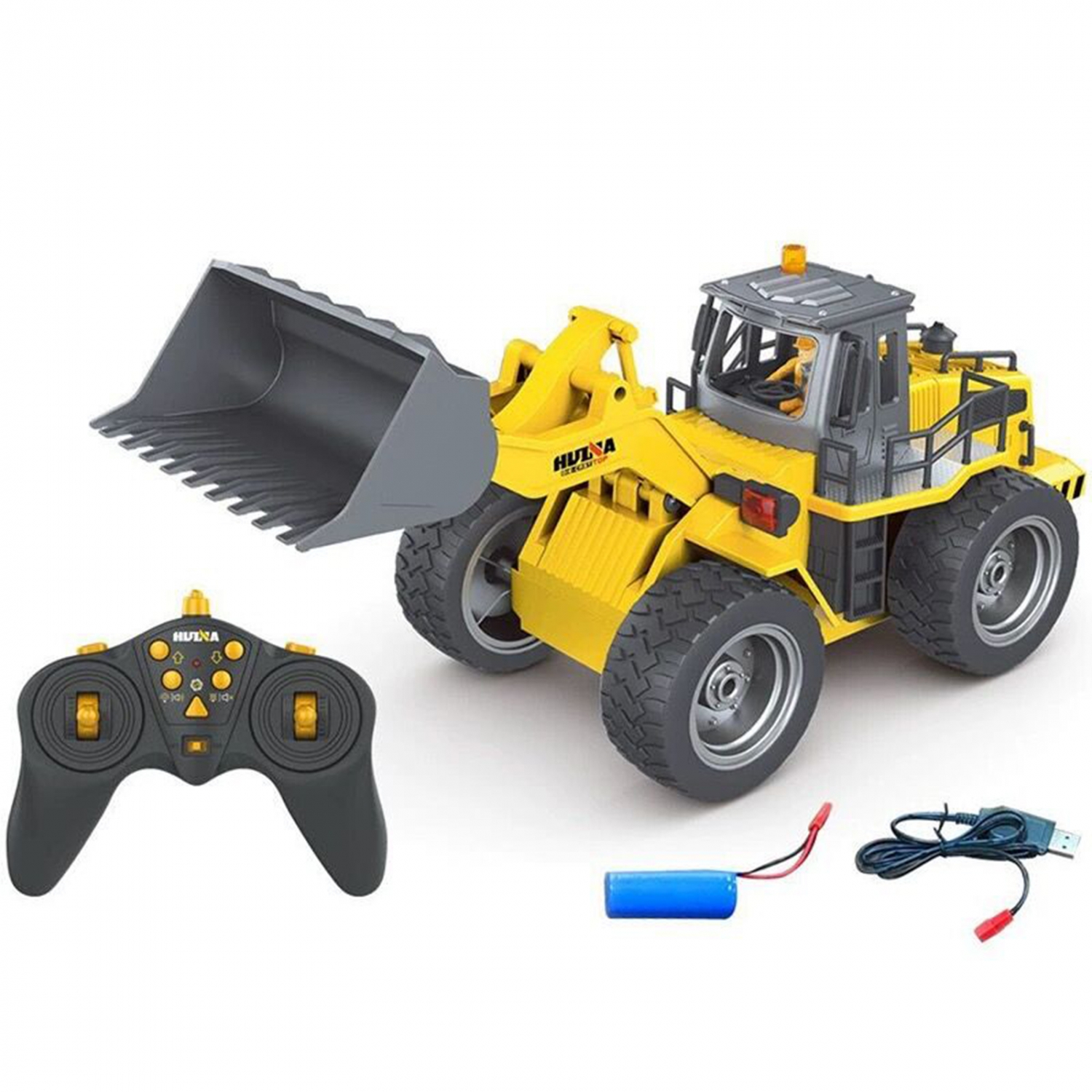 1:18 9CH semi-alloy RC bulldozer