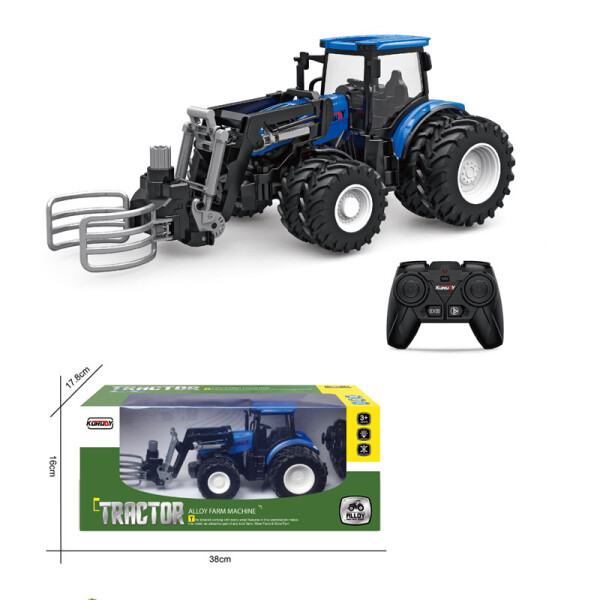 2.4G 1:24 RC 6CH AlloyFarm Greiferwagen mit acht R&auml;dern
