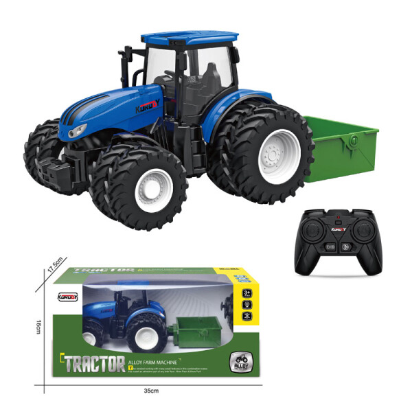 2.4G 1:24 6CH RC Alloy Kippmuldenkipper mit acht R&auml;dern