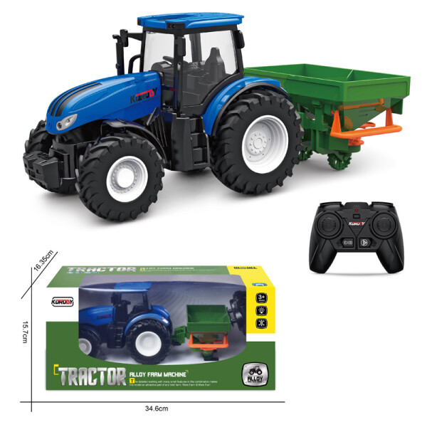 2.4G 1:24 6CH RC-alloy farmer fertilizer spreader