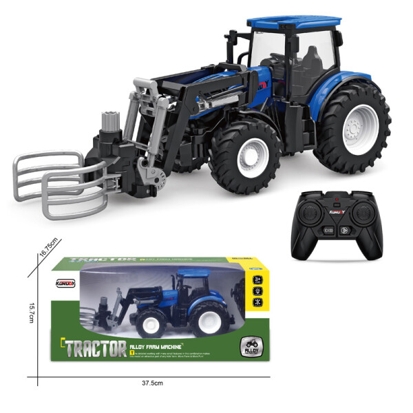 2.4G 1:24 6CH RC-alloy farmer clamping truck