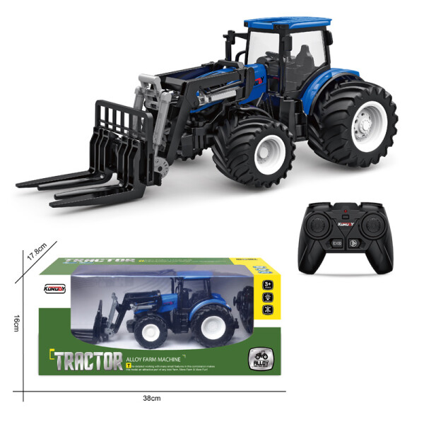 2.4G 1:24 6CH  RC-alloy farmer fork arm truck(wide wheel)