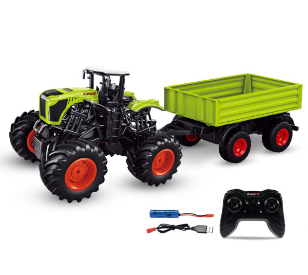 6131 1:16 Ma&szlig;stab 10-Kanal 2,4 GHz ferngesteuertes Transportfahrzeug f&uuml;r landwirtschaftliche Zwecke