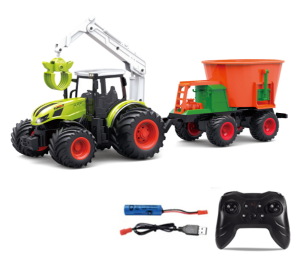 6666K 1:24 Ma&szlig;stab 6-Kanal 2,4 GHz ferngesteuerter Mixer-Lkw f&uuml;r die Holzindustrie