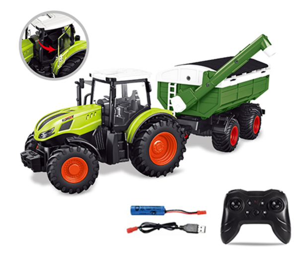 6675 1:24 Ma&szlig;stab 10-Kanal 2,4 GHz funkgesteuertes Getreidetransportfahrzeug