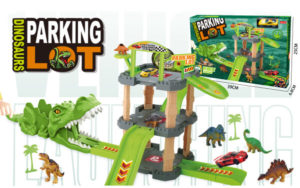 8857 Dinosaurier-Doppelstock-Parkhaus-Katapult