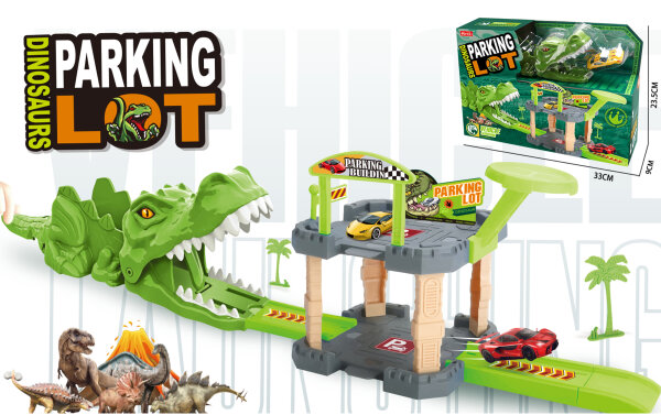 8871 Dinosaurier-Spur-Parkplatz-Katapult