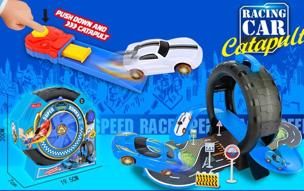 9902 Blauer Reifen-Parkplatz Katapultbahn