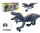 RS063D Ferngesteuerter Tyrannosaurus Rex Dinosaurier mit Sound und Spr&uuml;heffekt - 2,4 GHz (Blau)