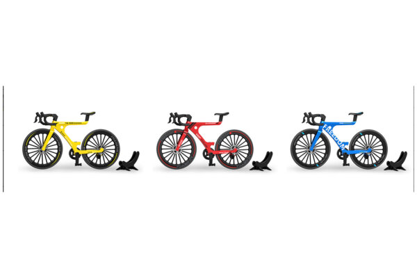713882 Rennrad Fahrrad 1:8 - DIECAST - in verschieden Farben erh&auml;ltlich (rot/gelb/blau)