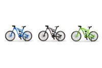 713883 Mountain Bike Fahrrad 1:8 - DIECAST - in...