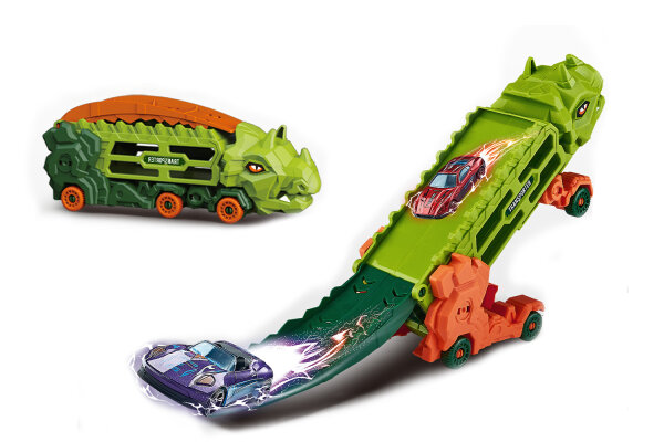 CY-2235 Triceratops-Fahrzeug mit Rampe + 1 Metallfahrzeug