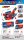 8870-1 Transport-LKW inklusive doppelter  Rampe und Rennwagen  - rot/blau