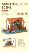 68083 MINIATURE SCENE - Schwimmender Buchladen -...