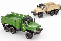 HJ2025-8 Mini Militair-Transport-LKW 1:64 aus Aluminium...