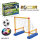 H2171 Mobiles Fu&szlig;balltor inkl Ball, Ballpumpe und Wurfscheibe