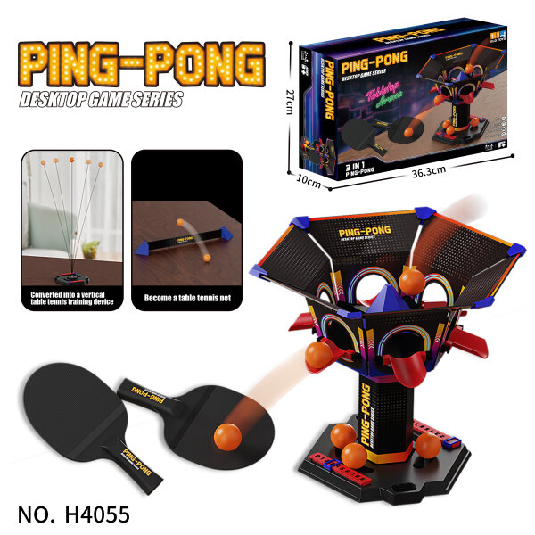 H4055 Tischtennis - Tabletop Arena - 3 Spielvarianten (inkl. 2 Schl&auml;ger, Ball und Zubeh&ouml;r)