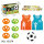 H2174 Fu&szlig;balltraining Ausr&uuml;stung inkl. Ball, Trikots und Bodenmarkierungen