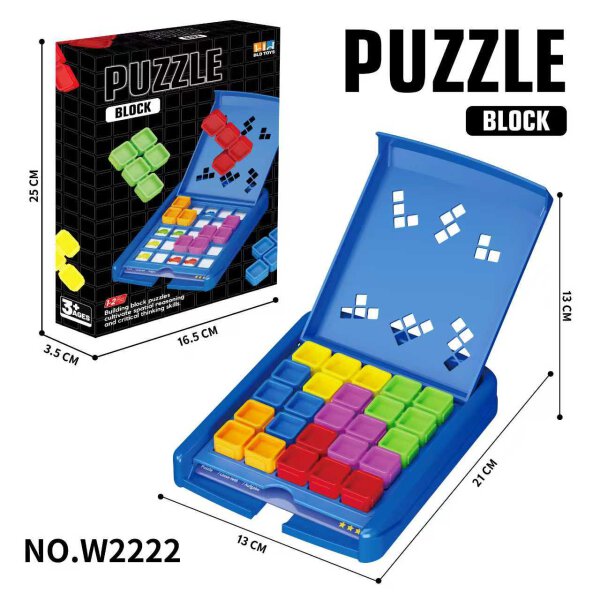 W2222 PUZZLE BLOCK - Logikspiel f&uuml;r 1 Spieler