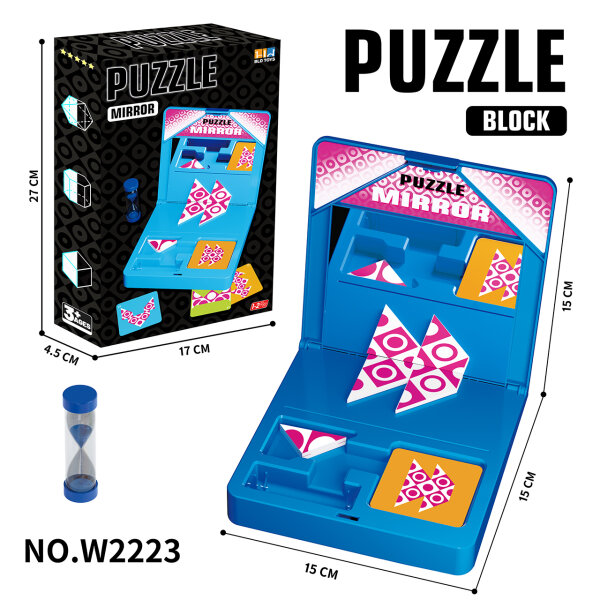 W2223 PUZZLE BLOCK MIRROR - Logikspiel f&uuml;r 1 Spieler