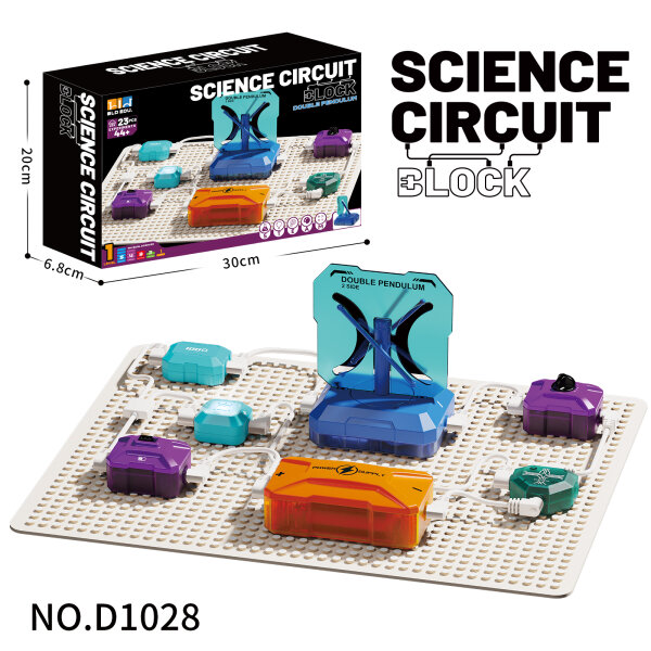 D1028-1 SIENCE CIRCUIT BLOCK - Doppelpendel inkl. 5 Schaltkreiselemente & Grundplatte