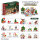 D6008A Christbaumschmuck mit 6 Gl&uuml;hbirnen und Figuren aus Klemmbausteinen (Leuchtmittel enthalten)